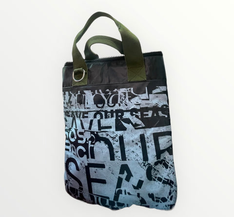 AMANTNA SUSTAINABLE BAG. FOR YOUR LAPTOP: SAVEOURSEAS COLLECTION